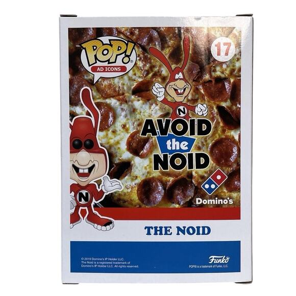 Funko Pop The Noid 17 Target Exclusive New Non Mint Box Funko Pop Domino’s Glows - Picture 4 of 8